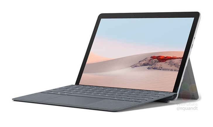 微软 Surface Go 2 渲染图曝光：更大的 10.5 英寸屏幕