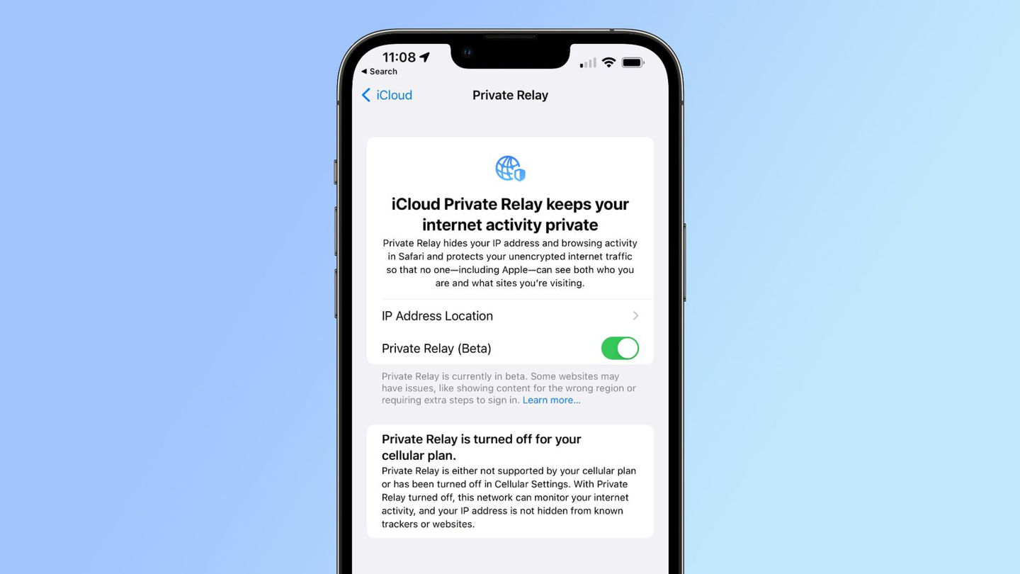 iCloud éç§ä¸­ç»§åè½