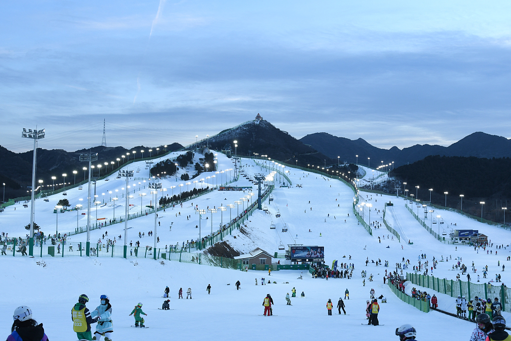 冬奥会高山滑雪场图片