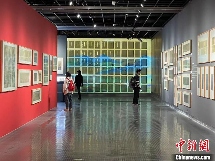 数字化助力绘画“国宝”团聚1500余件中国画样稿杭州展出