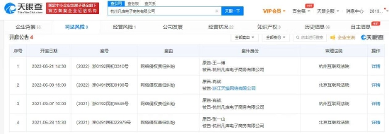 该公司多次因网络侵权纠纷被起诉